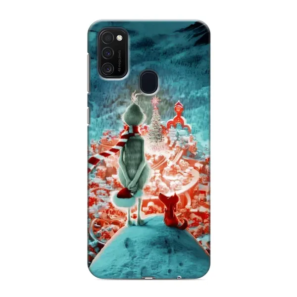 Чехол с рисунком «Новогодний Гринч» для Samsung Galaxy M21s Чехол с рисунком «Новогодний Гринч» для Samsung Galaxy M21s