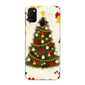 Чехол Новогодняя Елка на Samsung Galaxy M21s (Новогодний принт)
