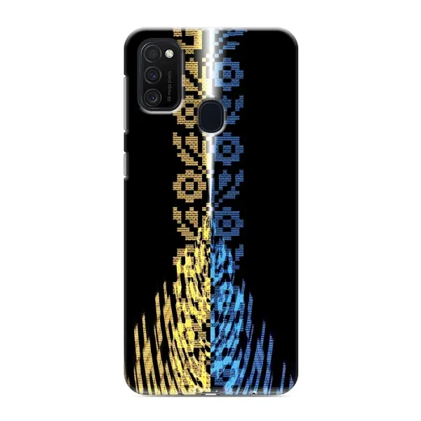 Чехол с рисунком «Патриотическая вышиванка» для Samsung Galaxy M21s Чехол с рисунком «Патриотическая вышиванка» для Samsung Galaxy M21s