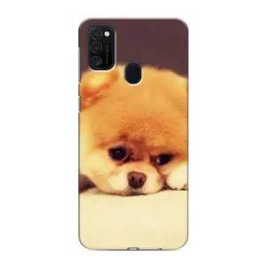 Чохол (ТПУ) Милі песики для Samsung Galaxy M21s (Померанский шпіц)