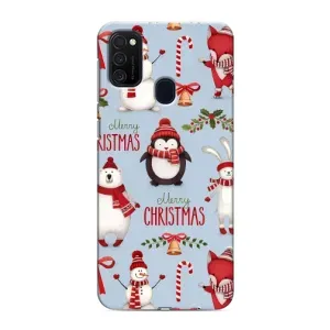 Чехол Санта Клаус для Samsung Galaxy M21s (Рождественский)