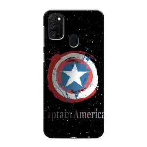 Чехол с Щитом Капитана Америки на Samsung Galaxy M21s (Щит Капитана)