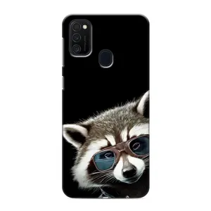 Силіконовий Чохол з Энотами на Samsung Galaxy M21s (Стильний Єнот)