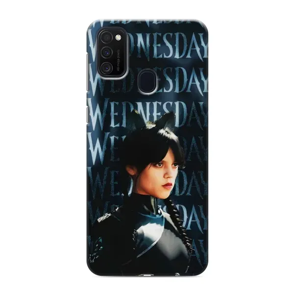 Чехол с рисунком «Уэнздей с ушками» для Samsung Galaxy M21s Чехол с рисунком «Уэнздей с ушками» для Samsung Galaxy M21s