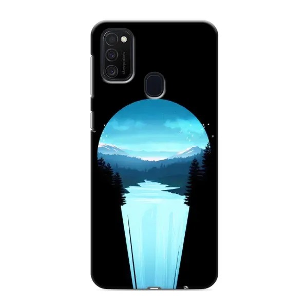 Чехол с рисунком «Синий Водопад» для Samsung Galaxy M21s Чехол с рисунком «Синий Водопад» для Samsung Galaxy M21s
