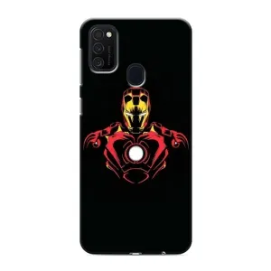 Чехол Супергерой Железный человек на Samsung Galaxy M21s (Железный человек)