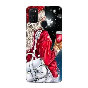 Чехлы на Новый Год Samsung Galaxy M21s (Зима пришла)