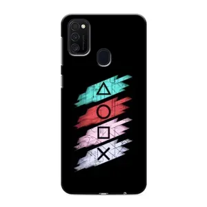Чехол КИБЕРСПОРТ для Samsung Galaxy M21s (Значки Sony)