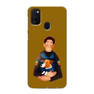 Чехол с принтом для Samsung Galaxy M21s (ЗСУ Патрон)