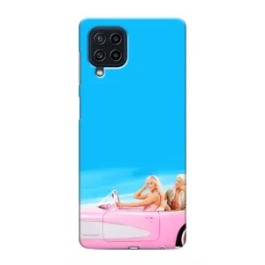 Силиконовый Чехол Барби Фильм на Samsung Galaxy M22 (Барби и Кен)