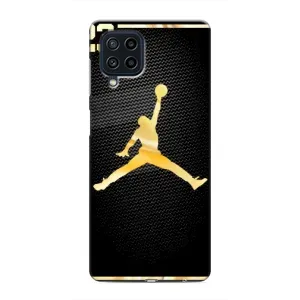 Силиконовый Чехол Nike Air Jordan на Самсунг Галакси М22 (Джордан 23)