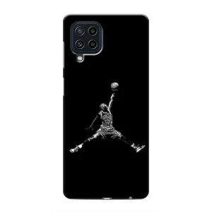 Силиконовый Чехол Nike Air Jordan на Самсунг Галакси М22 (Джордан)