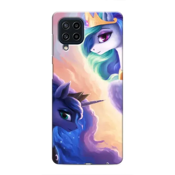 Чехол с рисунком «Единорожки на тучках» для Samsung Galaxy M22 Чехол с рисунком «Единорожки на тучках» для Samsung Galaxy M22