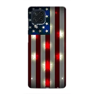 Чохол Прапор USA для Samsung Galaxy M22 (Прапор США 2)