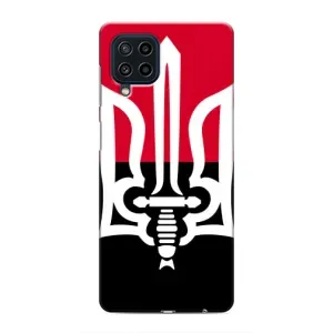 Чохли УПА (Червоно-Чорний) на Samsung Galaxy M22 (Герб України)