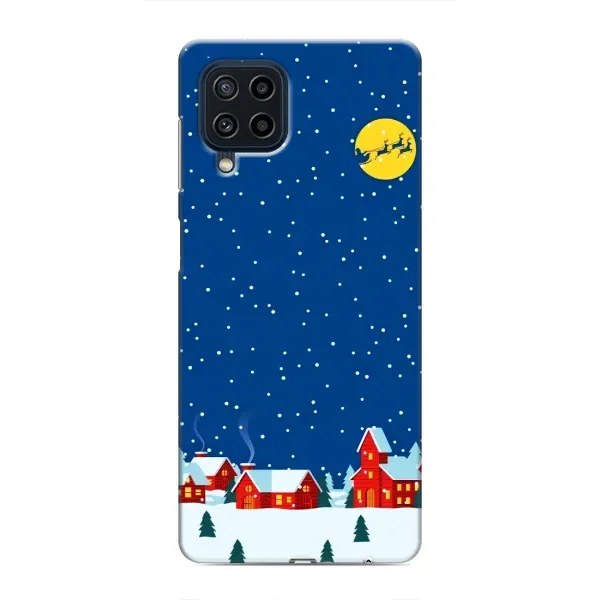 Чехол с рисунком «Город в снегу» для Samsung Galaxy M22 Чехол с рисунком «Город в снегу» для Samsung Galaxy M22