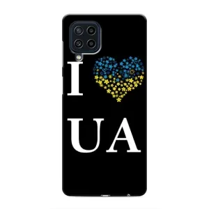 Силиконовый Чехол на Samsung Galaxy M22 (Я-Украина) (I Love UA)