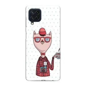 Чехол на тематику: Коты для Samsung Galaxy M22 (Кот аристократ)