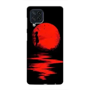 Літній Чохол на Samsung Galaxy M22 (Червоний Захід сонця)