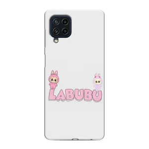 Чехол с принтом Лабубу для Samsung Galaxy M22 (Логотип Лабубу)