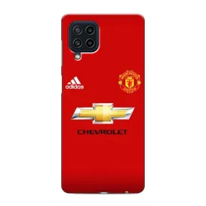 Силиконовые Чехлы принт Футбол на Samsung Galaxy M22 (Man United)