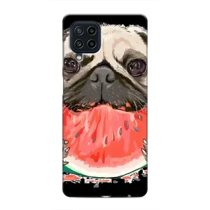 Чехол (ТПУ) Милые собачки для Samsung Galaxy M22 (Смешной Мопс)