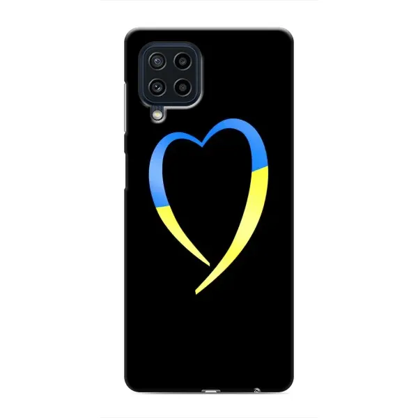 Чехол с рисунком «Украинское сердце» для Samsung Galaxy M22 Чехол с рисунком «Украинское сердце» для Samsung Galaxy M22