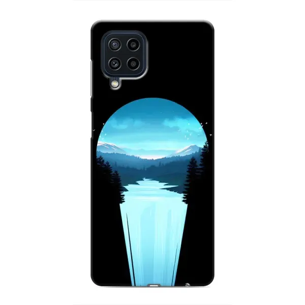 Чехол с рисунком «Синий Водопад» для Samsung Galaxy M22 Чехол с рисунком «Синий Водопад» для Samsung Galaxy M22