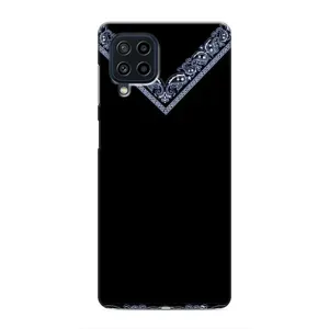 Силиконовый Чехол на Samsung Galaxy M22 (Воротник вышиванки)