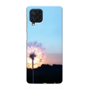 Силіконовий Чохол з кульбабками на Samsung Galaxy M22 (Захід з кульбабкою)