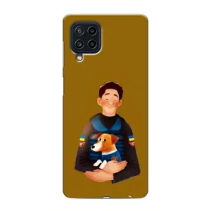 Чехол с принтом для Samsung Galaxy M22 (ЗСУ Патрон)