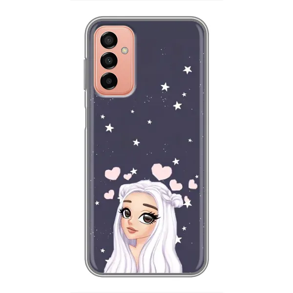 Чехол с рисунком «Девушка и сердечки» для Samsung Galaxy M23 (5G)