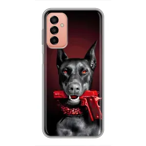 Чехол ДОБЕРМАН для Samsung Galaxy M23 (5G) (Доберман злой)