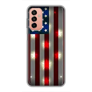 Чехол Флаг USA для Samsung Galaxy M23 (5G) (Флаг США 2)