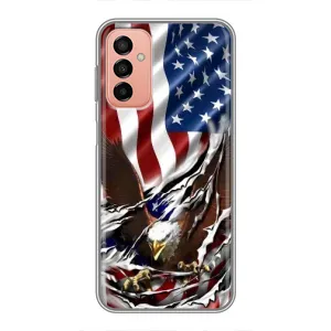 Чехол Флаг USA для Samsung Galaxy M23 (5G) (Флаг USA)
