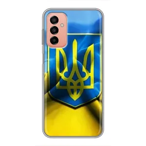 Чехол с картинкой (Патриотический ГЕРБ) на Samsung Galaxy M23 (5G) (Герб и Флаг Украины)