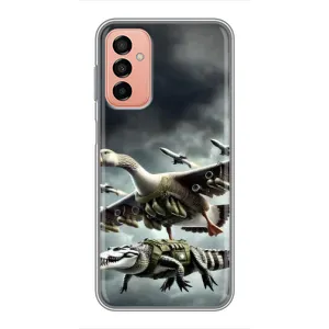 Чехол с мемами тралалело тралала для Samsung Galaxy M23 (5G) (Гусини и крокодило)