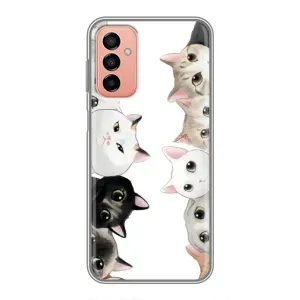 Силиконовый чехол с котиком для Samsung Galaxy M23 (5G) (Коты)
