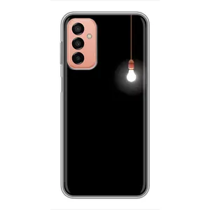 Чохол з картинками на чорному фоні для Samsung Galaxy M23 (5G) (Лампочка)