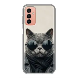 Чехол на тематику: Коты для Samsung Galaxy M23 (5G) (Модный кот)