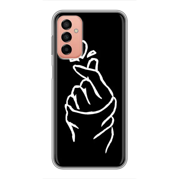 Чехол с рисунком «Сердце на черном» для Samsung Galaxy M23 (5G) Чехол с рисунком «Сердце на черном» для Samsung Galaxy M23 (5G)