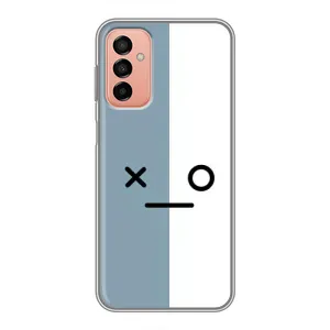 Чохли (ТПУ) (смішні стікери) для Samsung Galaxy M23 (5G) (Сіро-білий)