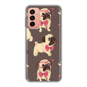Чехол (ТПУ) Милые собачки для Samsung Galaxy M23 (5G) (Собачки Мопсики)