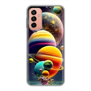 Чохол (ТПУ) з планетами на Samsung Galaxy M23 (5G) (Сонячна система)