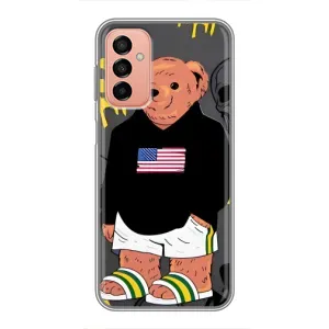 Чехлы Мишка Тедди для Самсунг Галакси М23 (5G) (Teddy USA)