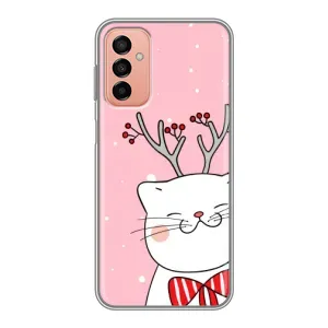 Чехол на тематику: Коты для Samsung Galaxy M23 (5G) (Зимний кот)