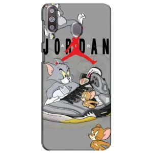 Силиконовый Чехол Nike Air Jordan на Самсунг М30 (Air Jordan)