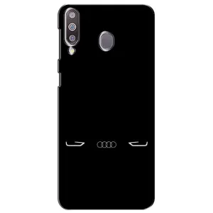 Силиконовый бампер с картинкой машины на Samsung Galaxy M30 (M305) (Силует Audi)
