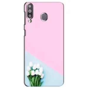 Чехол с рисунком «Белые тюльпаны» для Samsung Galaxy M30 (M305)