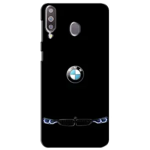 Силиконовый бампер с картинкой машины на Samsung Galaxy M30 (M305) (Черный BMW)